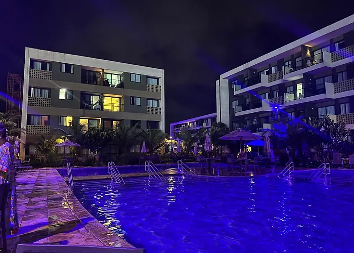Mana Beach Flat Completo - 2 Quartos 2 Banheiros 2 Vagas Garagem Com Vista Para O Mar E Piscinas Pôrto das Galinhas