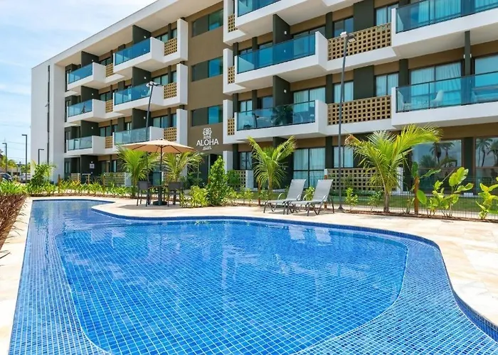 Mana Beach Flat Completo - 2 Quartos 2 Banheiros 2 Vagas Garagem Com Vista Para O Mar E Piscinas Pôrto das Galinhas